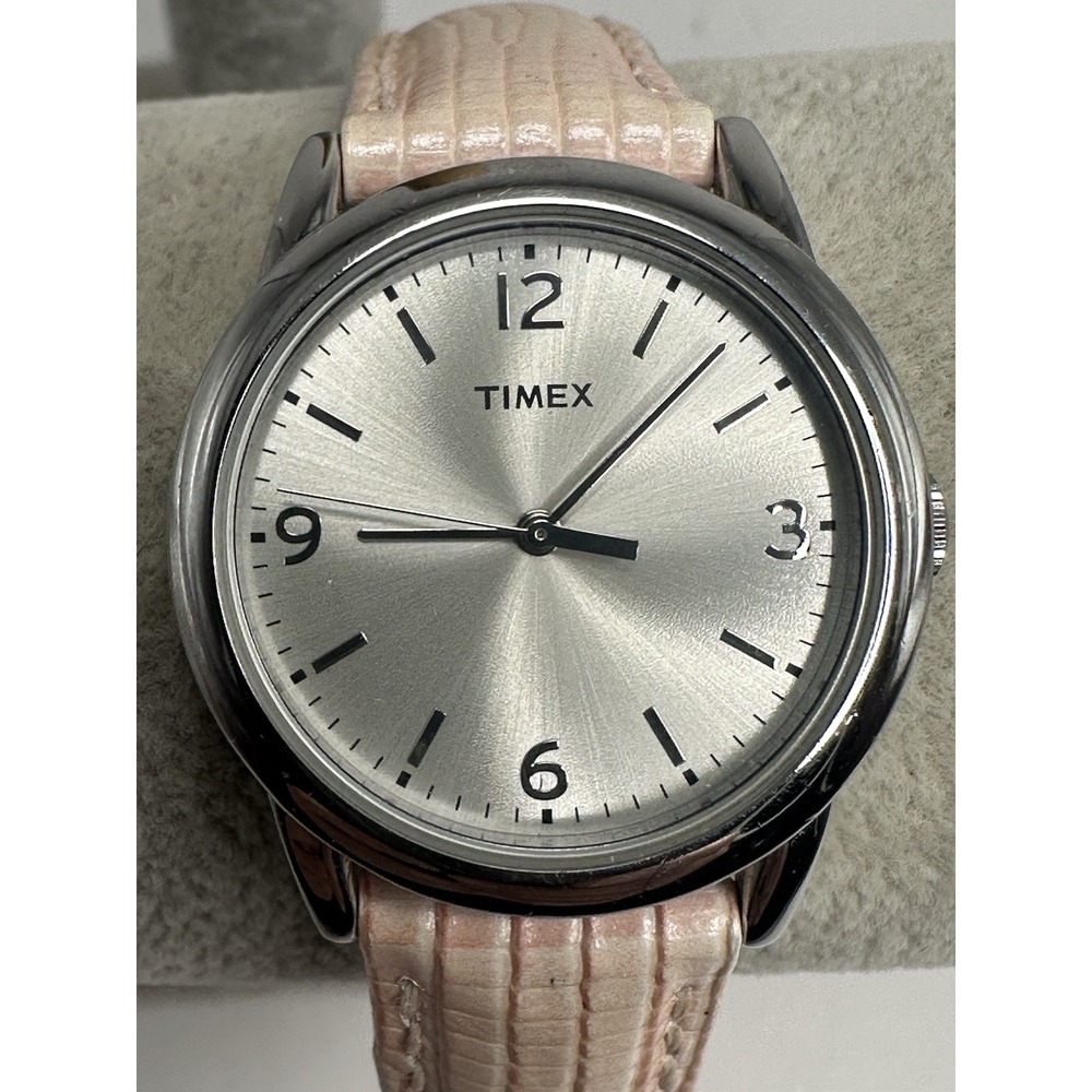 Timex Ladies Watch New Battery WX 2012 31MM 7.25" Leather‎ Band J24
